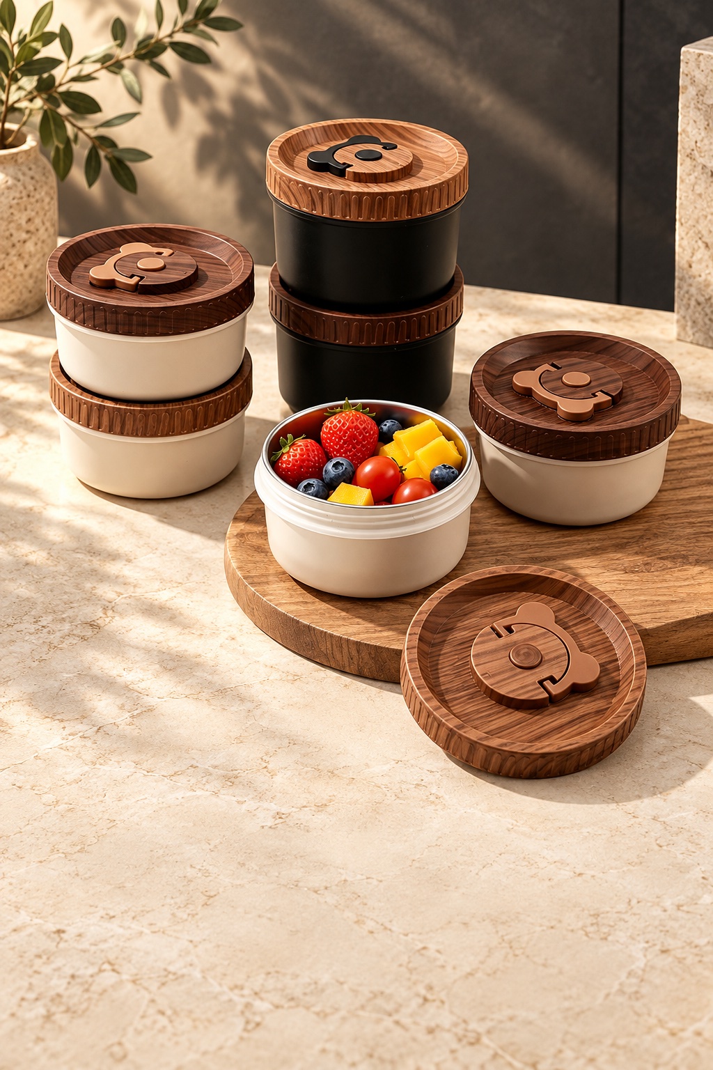 Portable lunchware collection